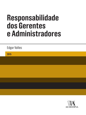 cover image of Responsabilidade dos Gerentes e Administradores